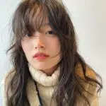 くせ毛　女性